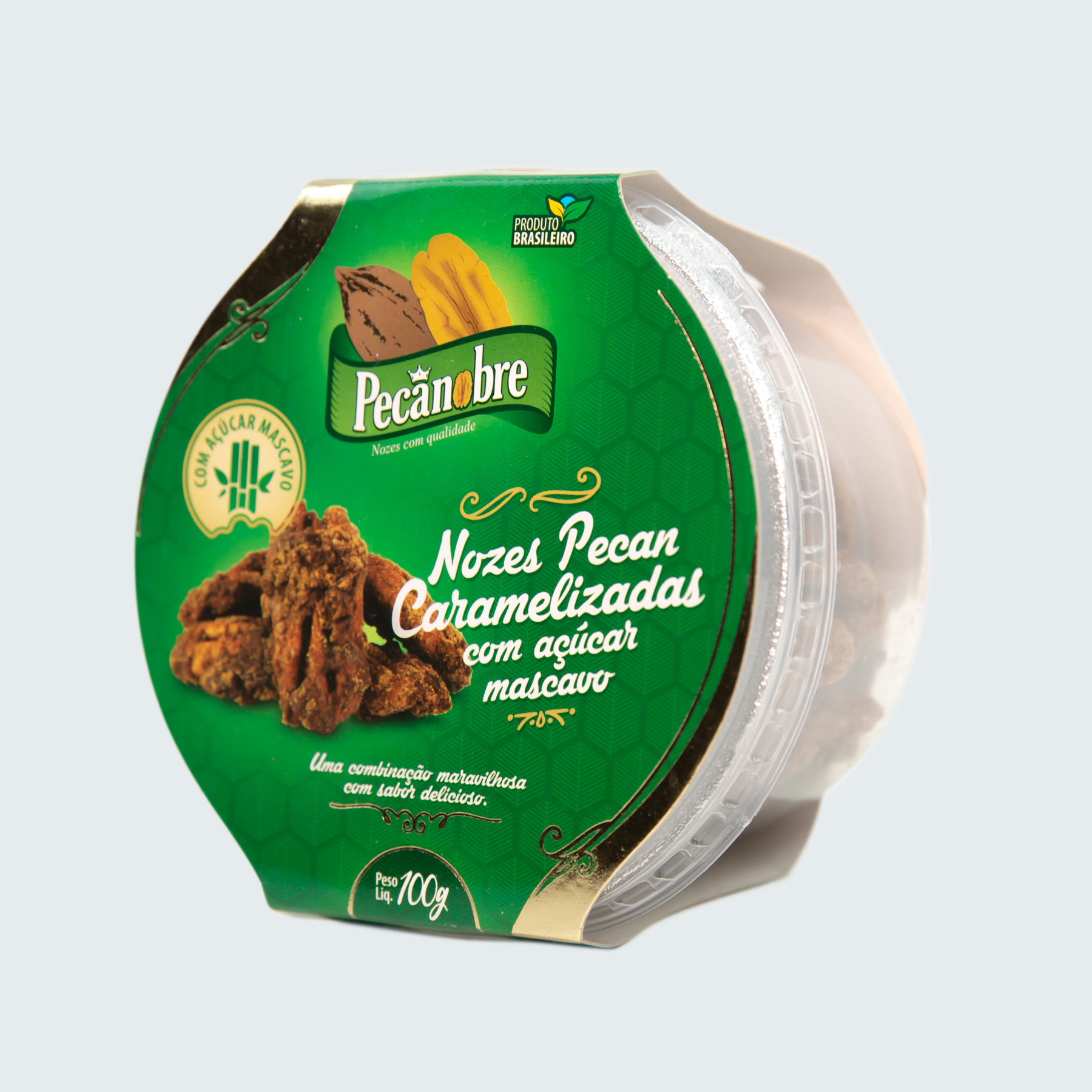 NOZES PECAN AÇUCAR MASCAVO